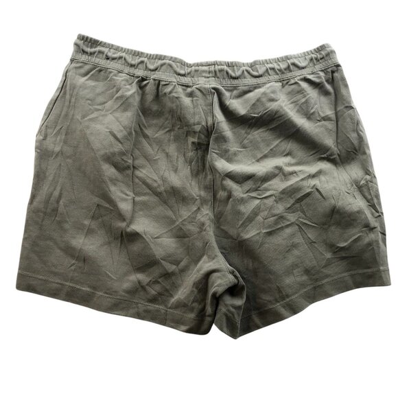 Nike Mens Athletic Short Medium Drawstring Pull On Running Activewear Green - Picture 2 of 14